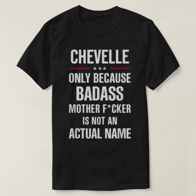 Camiseta Regalo Para Un Chevelle De Bastón Nombre Guay Funn (Diseño del anverso)