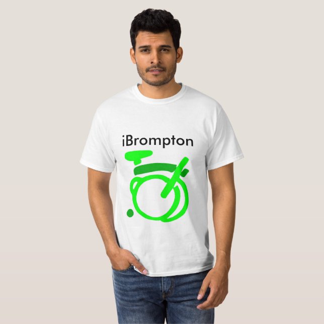 Camiseta Regalo para un entusiasta de la bici de Brompton (Anverso completo)