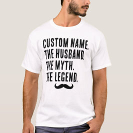Camiseta Regalo personalizado con nombre para marido