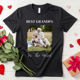 Camiseta Regalo personalizado de abuelo con foto para papá