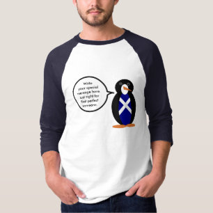 Camiseta Regalo Personalizado de Bandera de Escocia Fauna P