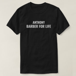 Camiseta Regalo personalizado de barbero para toda la vida 