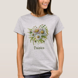 Camiseta Regalo personalizado de flores de margarita para j