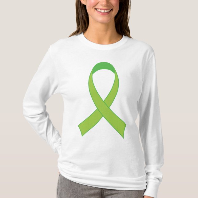 Camiseta Regalo personalizado de la conciencia de la verde (Anverso)