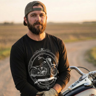 Camiseta Regalo Personalizado de Motocicleta Vintage para M