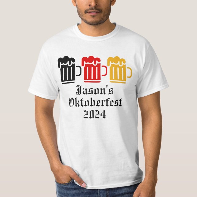 Camiseta Regalo personalizado de Oktoberfest (Anverso)