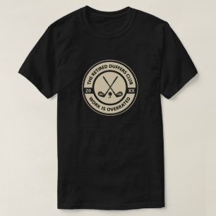 Camiseta Regalo personalizado de palo de golf para jubilado