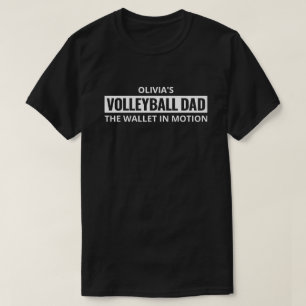 Camiseta Regalo personalizado de papá de voleibol para homb