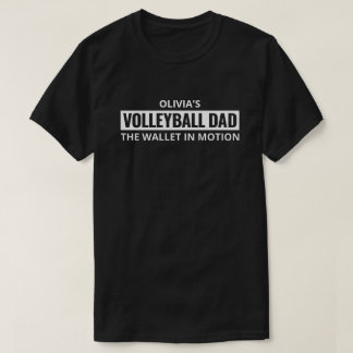 Camiseta Regalo personalizado de papá de voleibol para homb