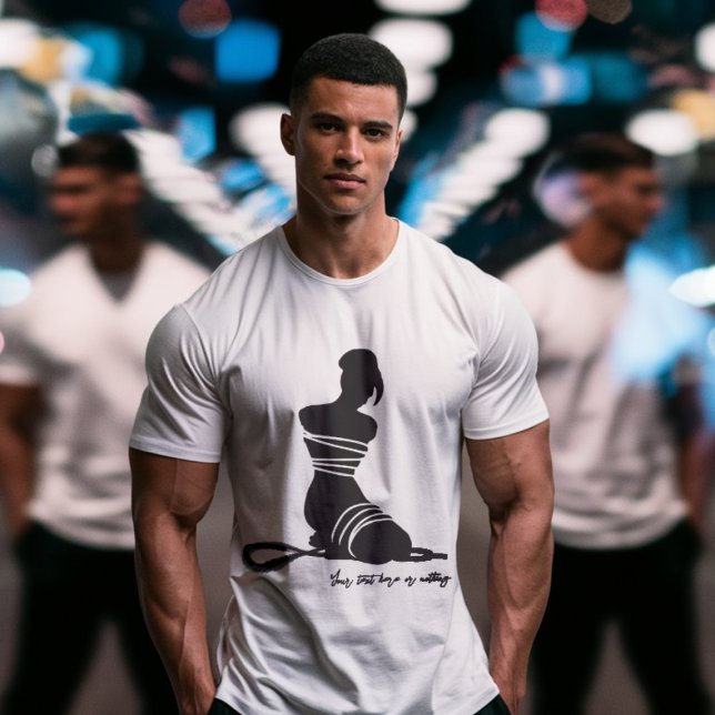 Camiseta Regalo personalizado de una mujer de cuerda shibar (shibari kinbaku rope tideup tee)