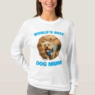 Camiseta Regalo personalizado mínimo mejor perro gato mamá 