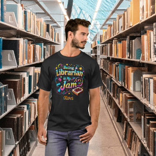 Camiseta Regalo personalizado para bibliotecarios