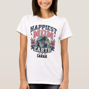 Camiseta regalo personalizado para el día de la madre, la m