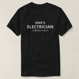Camiseta Regalo Personalizado para Electricista Hombres Div
