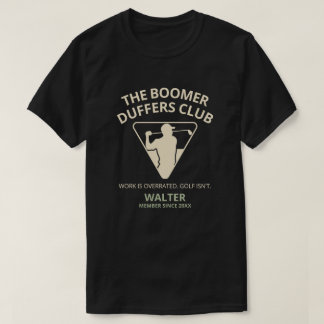 Camiseta Regalo personalizado para golfista jubilado El clu