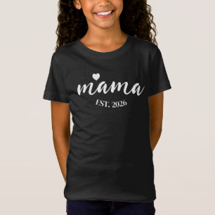 Camiseta Regalo personalizado para mamá año Mama Est para m