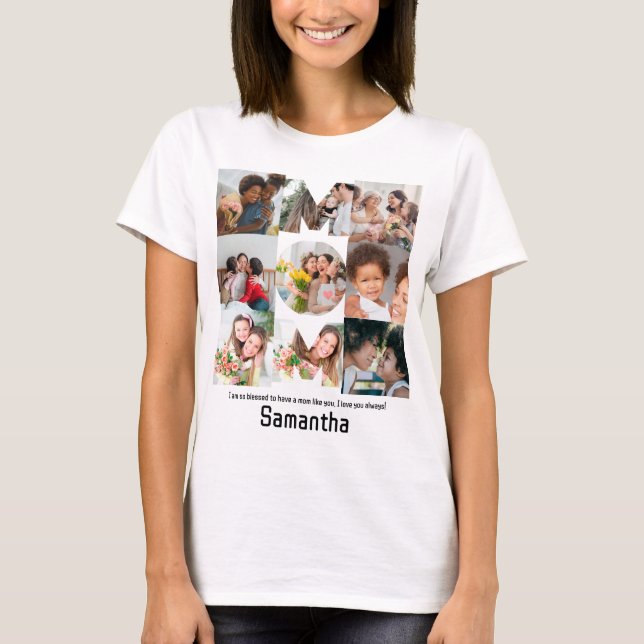 Camiseta Regalo personalizado para mamá Día de la Madre 9 C (Anverso)