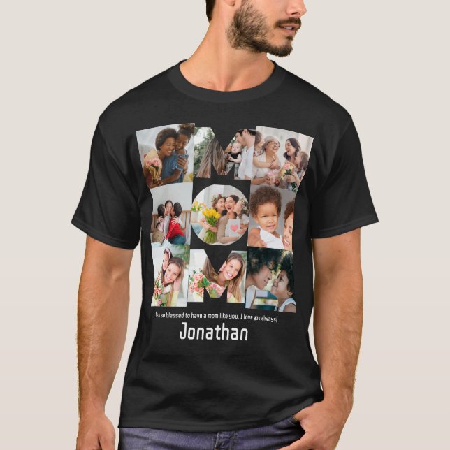 Camiseta Regalo personalizado para mamá Día de la Madre 9 C (Anverso)