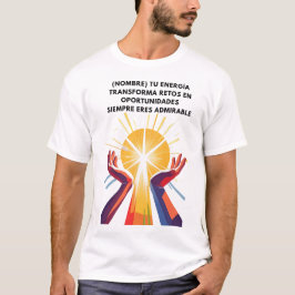 CAMISETA REGALO PERSONALIZADO PARA (NOMBRE) ENERGIA 