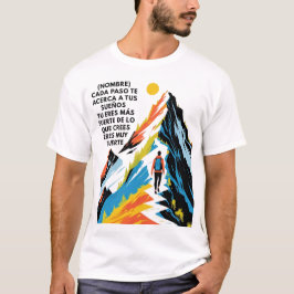 CAMISETA REGALO PERSONALIZADO PARA (NOMBRE) ERES FUERTE