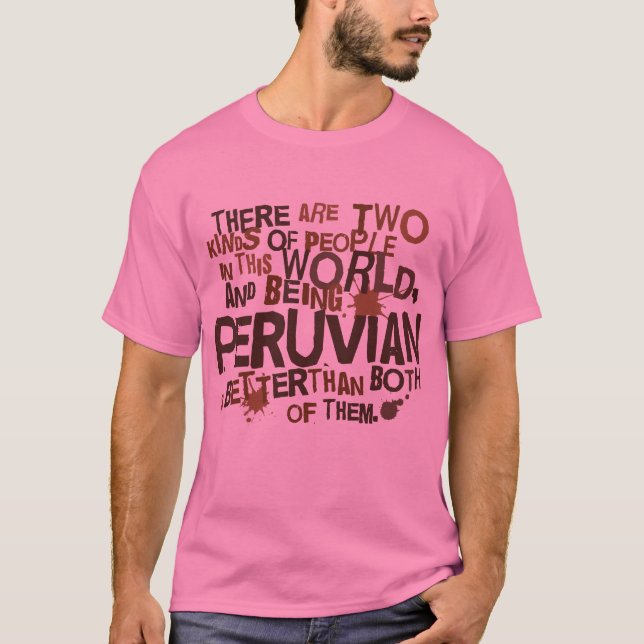 Camiseta Regalo peruano (divertido) (Anverso)
