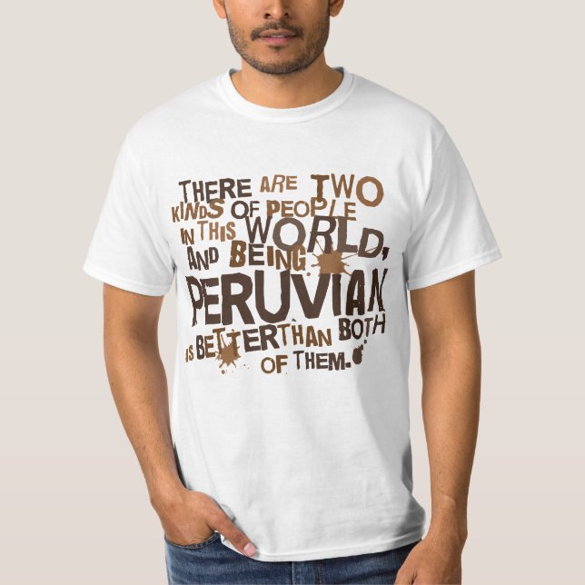 Camiseta Regalo peruano (divertido) (Anverso)