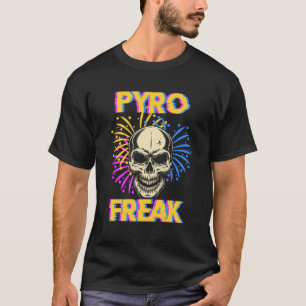 Camiseta Regalo pirotécnico de Pyro Freak Celebración de Añ