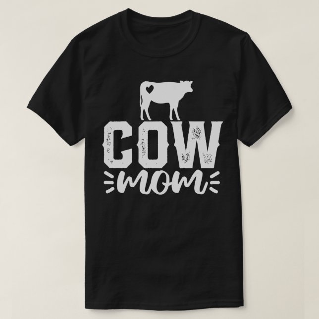 Camiseta Regalo por el día de la madre de vaca (Diseño del anverso)