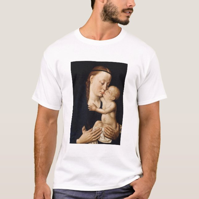 Camiseta Regalo por el Día de la Madre - Virgen e Hijo - Ma (Anverso)