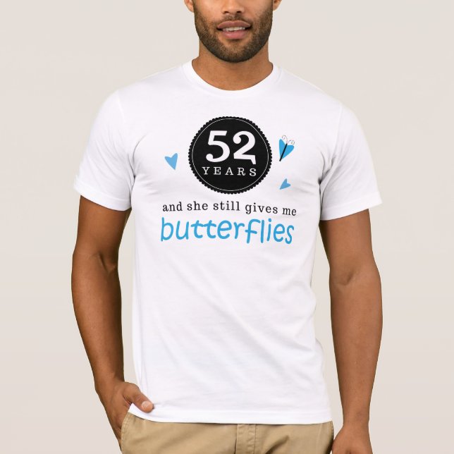Camiseta Regalo por la mariposa del 52° aniversario del Bod (Anverso)