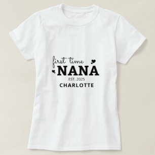 Camiseta regalo por primera vez de la abuela de nana