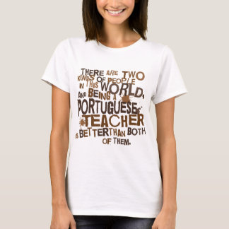Camiseta Regalo portugués del profesor