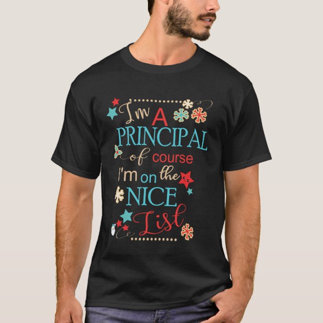 Camiseta Regalo principal del navidad divertido soy (Anverso)