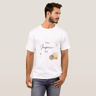 Camiseta "Regalo que me inspira de corazón"
