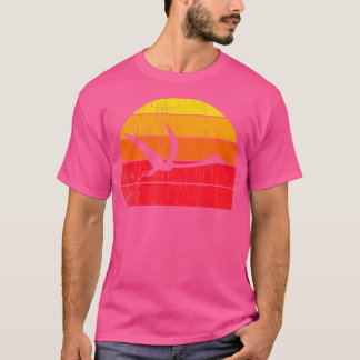 Camiseta Regalo Quetzalcoatlus Vintage Retro Sunset Para Di