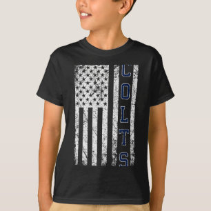 Camiseta Regalo Retro Antiguo Nombre de Potros Hombres Muje