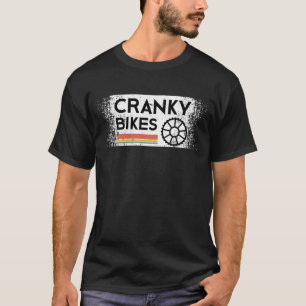 Camiseta Regalo Retro Cranky Para Los Amantes Del Ciclismo