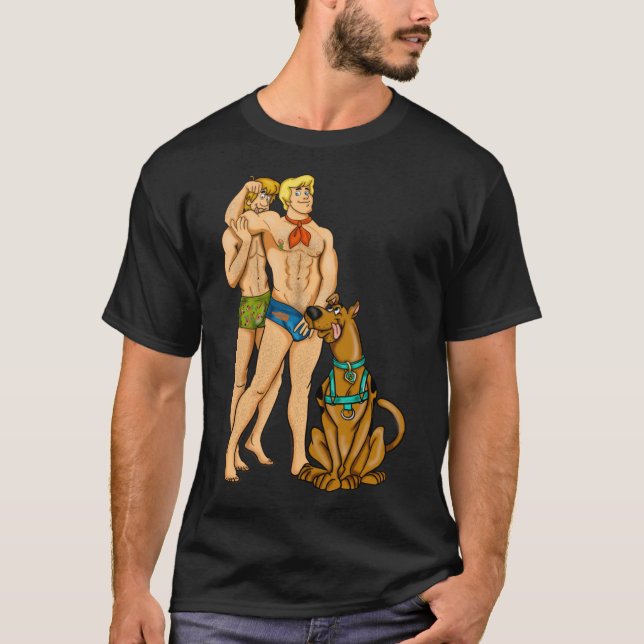 Camiseta Regalo retro de amor amigo ladrido (Anverso)