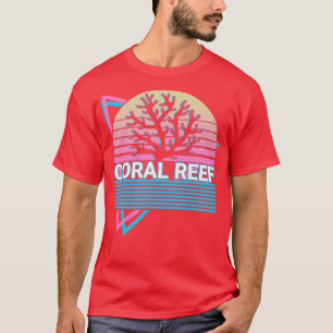Camiseta Regalo retro de arrecife de coral1
