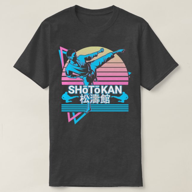 Camiseta Regalo retro de artes marciales japonesas de Shoto (Diseño del anverso)