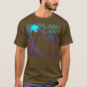 Camiseta Regalo retro de berenjena de berenjena1