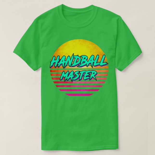 Camiseta Regalo retro de bolas de mano (Diseño del anverso)