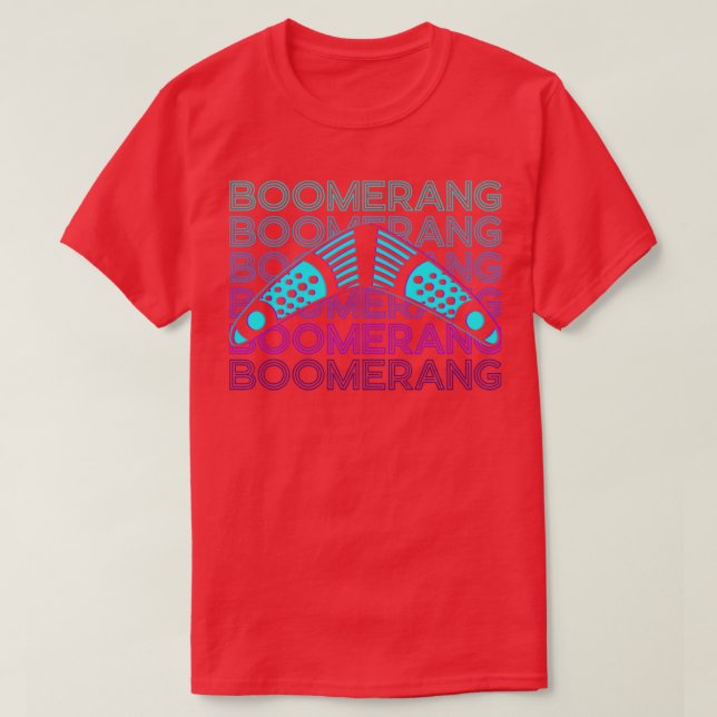 Camiseta Regalo retro de Boomerang (Diseño del anverso)