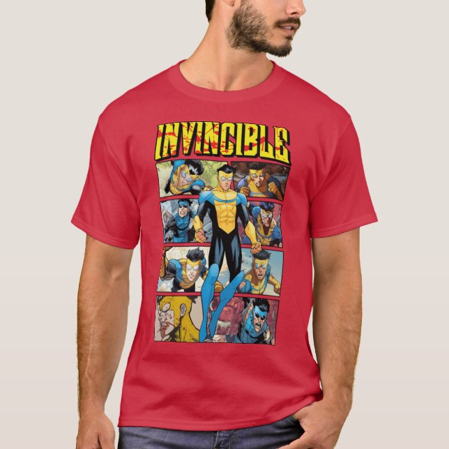 Camiseta Regalo retro de cómics invencibles (Anverso)