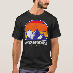 Camiseta Regalo retro de la estación de esquí de Snowbird U