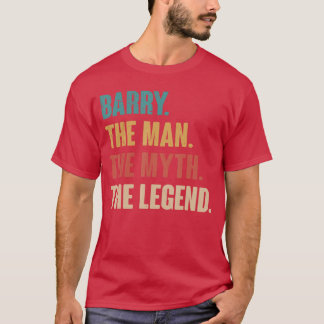 Camiseta Regalo retro de leyenda mítica para Barry f