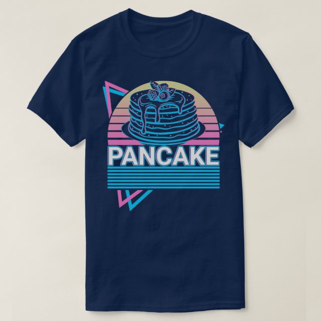 Camiseta Regalo retro de panqueques (Diseño del anverso)