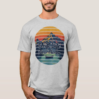 Camiseta Regalo Retro de Terapia de Río en Barco a la Deriv