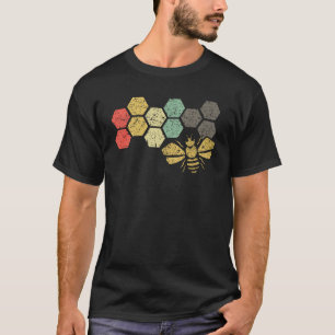 Camiseta Regalo retro del apicultor del vintage del panal