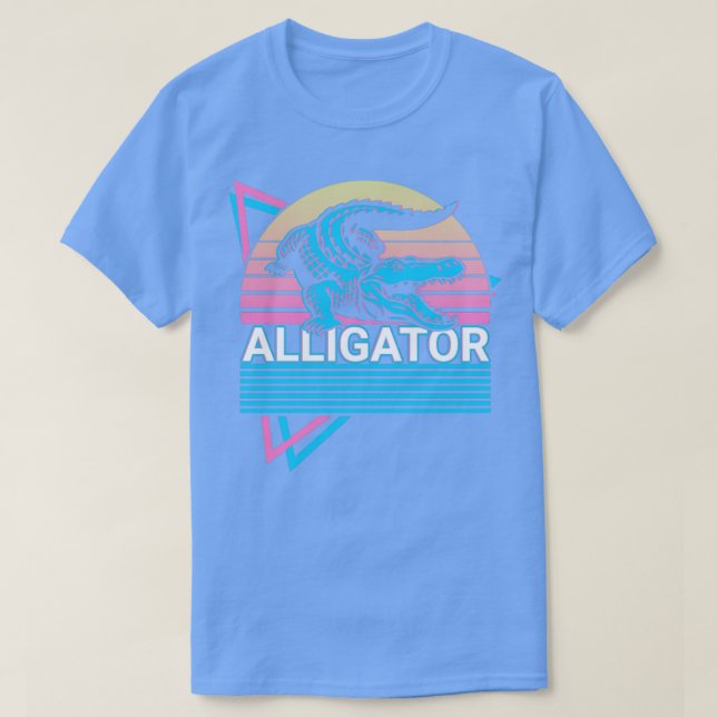 Camiseta Regalo retro del cocodrilo Gator (Diseño del anverso)